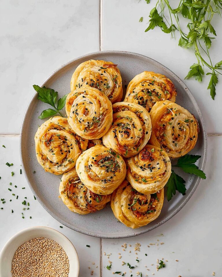 Ham and Cheese Puff Pastry Pinwheels Recipe