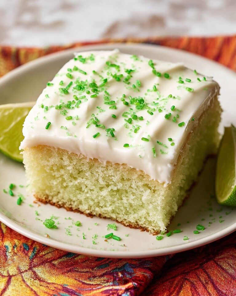 Lime Cake with Cream Cheese Frosting Recipe