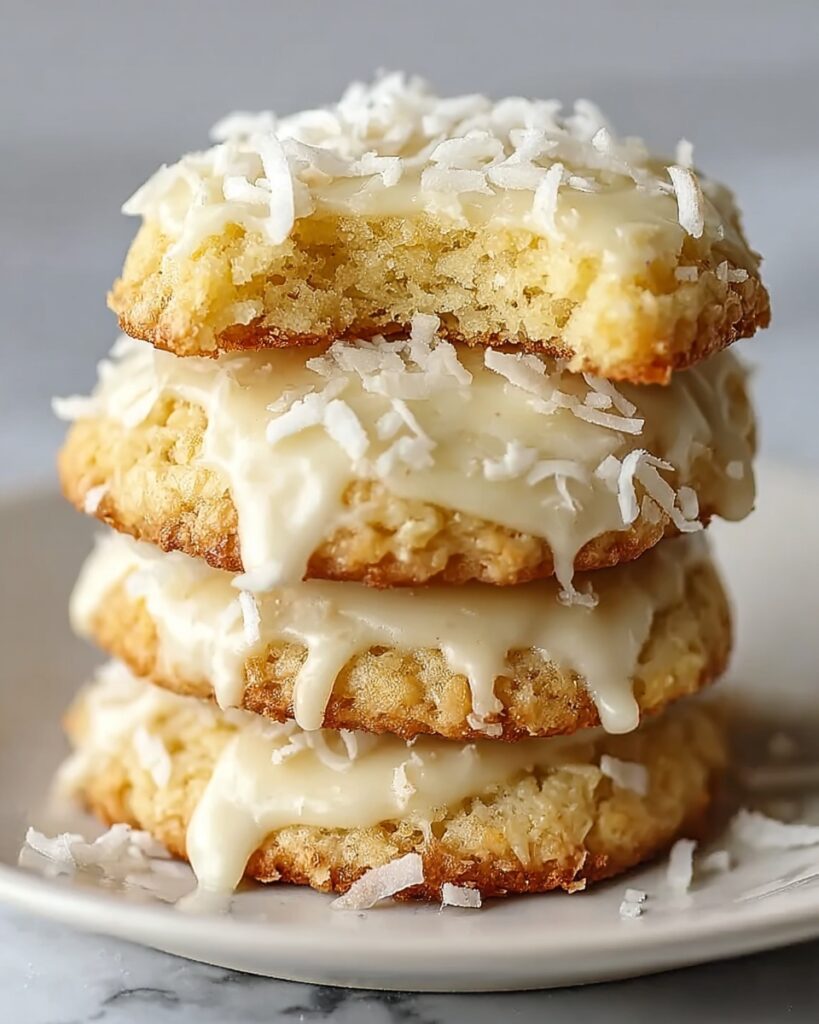 Lemon Coconut Cheesecake Cookies Recipe