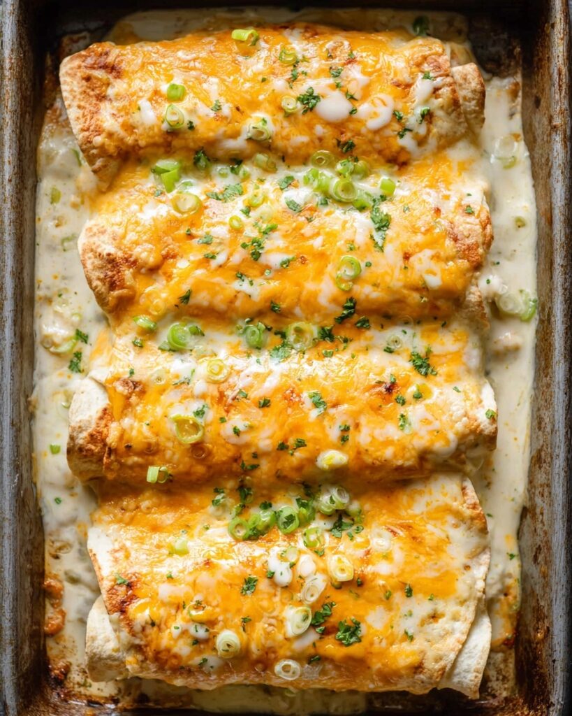 Smothered Burritos with Green Chile Sauce Recipe