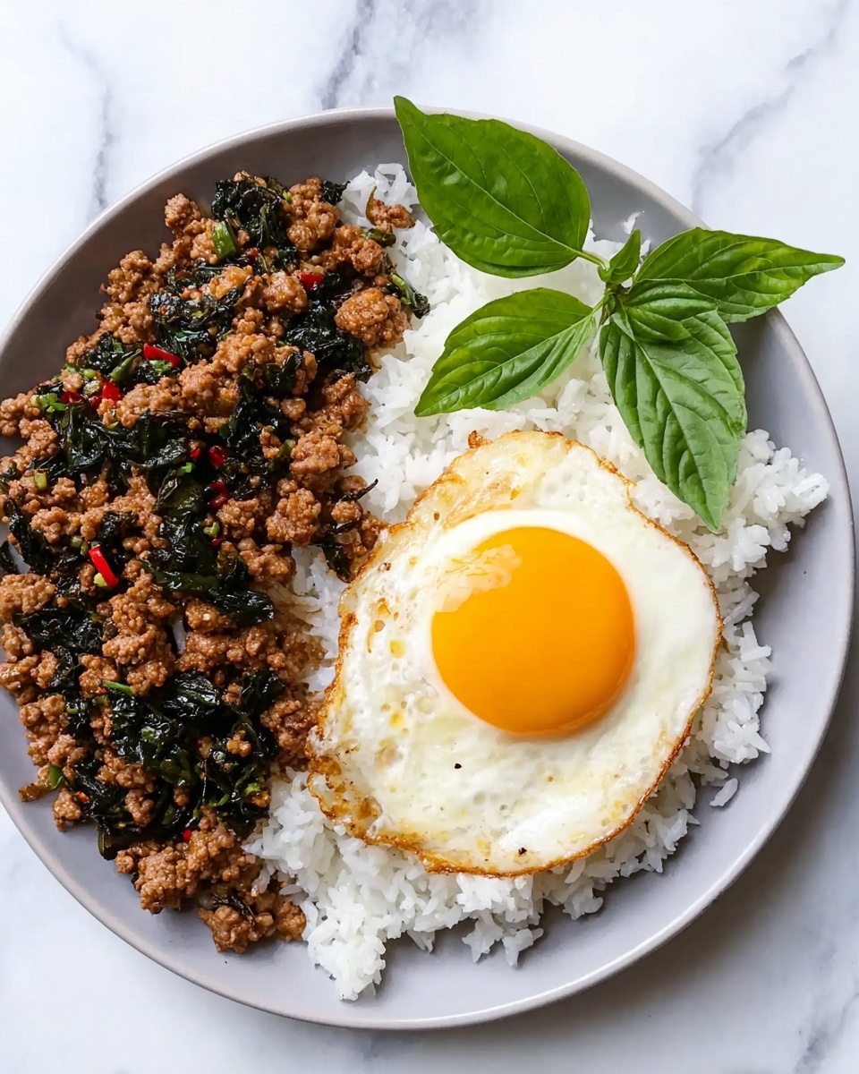 Ground Chicken Thai Basil Stir Fry Recipe