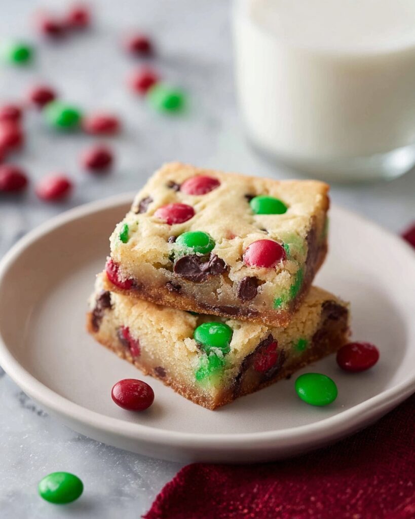 M&M Cookie Bars Recipe