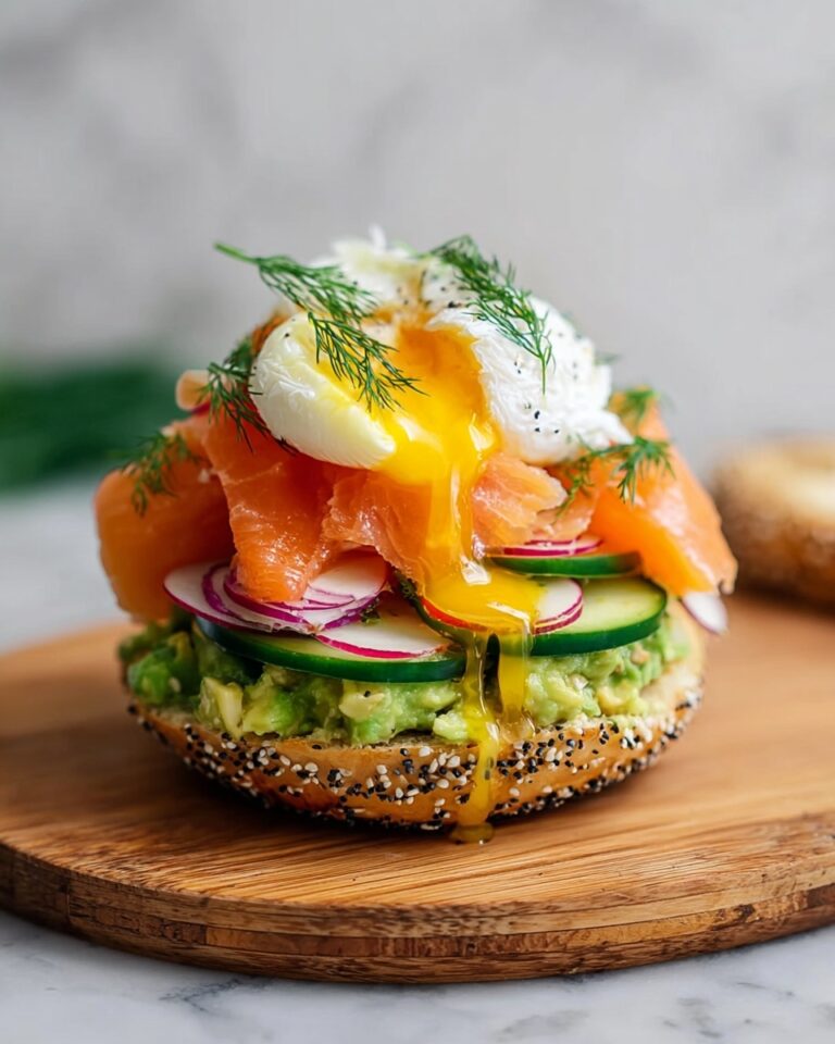 Smoked Salmon Avocado Bagel Recipe