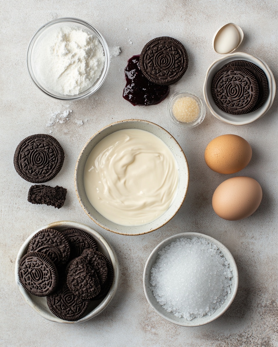 A close-up view of a glass bowl filled with pink ice cream mixed with dark brown cookie pieces spread evenly throughout the top layer, showing a creamy and slightly melting texture. A silver spoon is scooping one large rounded scoop of the ice cream, with the spoon positioned in the center of the bowl. The ice cream has a smooth top layer with some small chunks and a rich, thick consistency, and the background shows parts of white plates and a white marbled surface beneath them. photo taken with an iphone --ar 4:5 --v 7