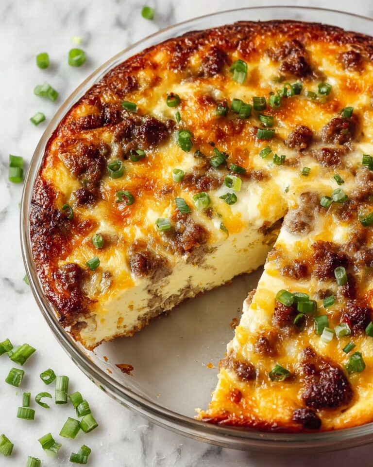 Hash Brown Crust Sausage Quiche Recipe
