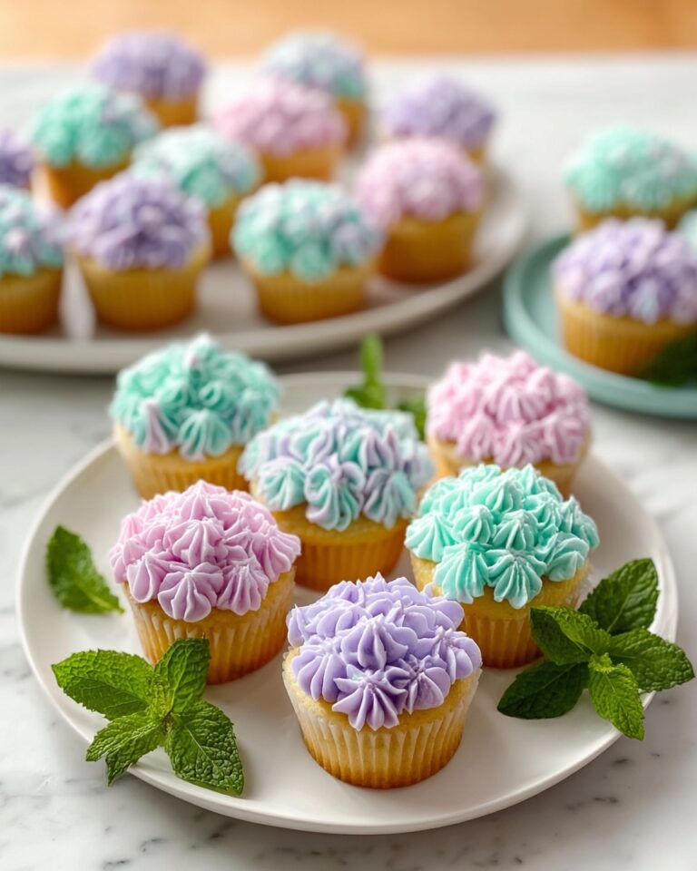 Hydrangea Cupcakes Recipe