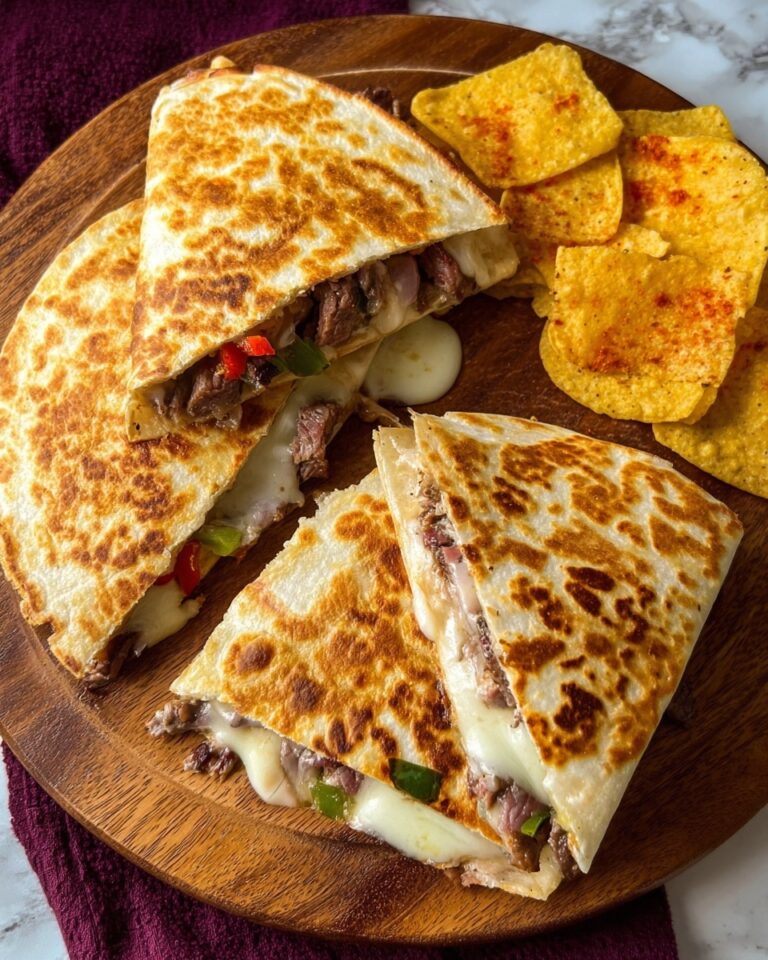 Philly Cheesesteak Quesadilla Recipe