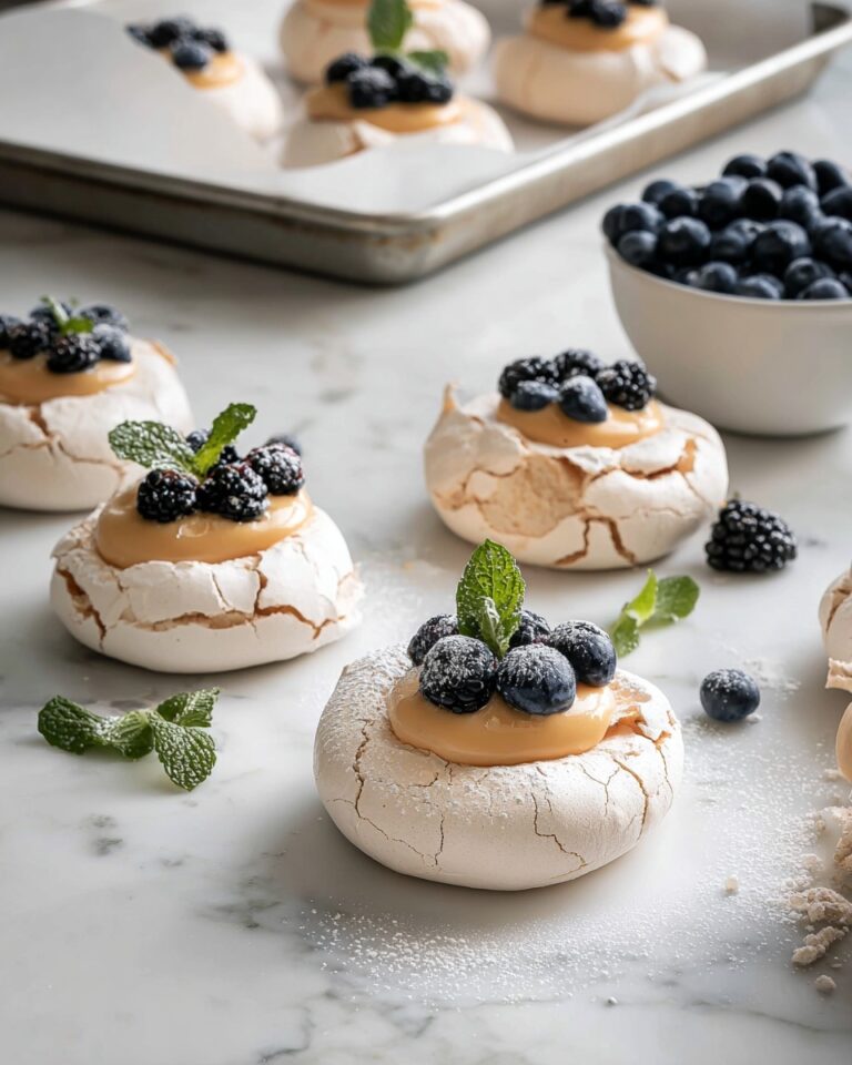 Meringues with Citrus Cur d Recipe