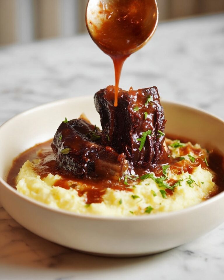 Greek-Style Braised Lamb Shanks with Mashed Potatoes Recipe