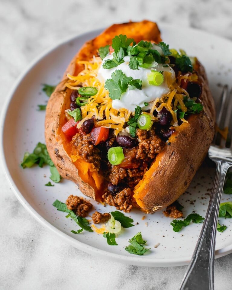 Taco Stuffed Sweet Potatoes Recipe