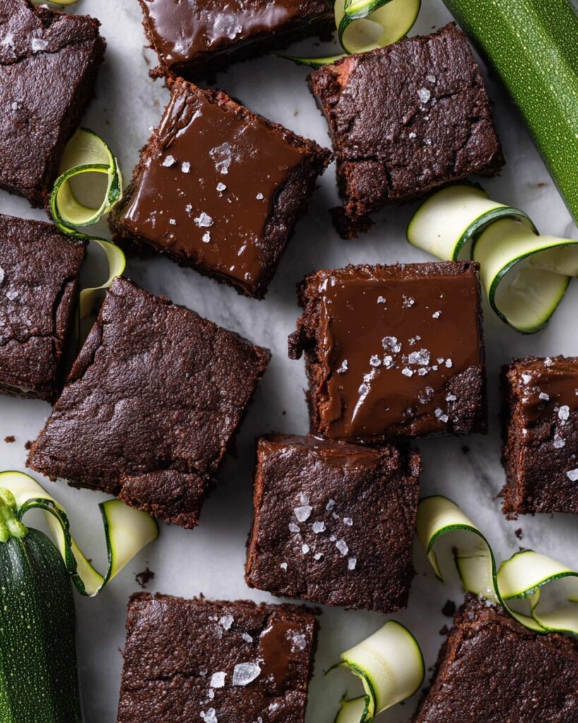 Zucchini Brownies with Cocoa Frosting Recipe