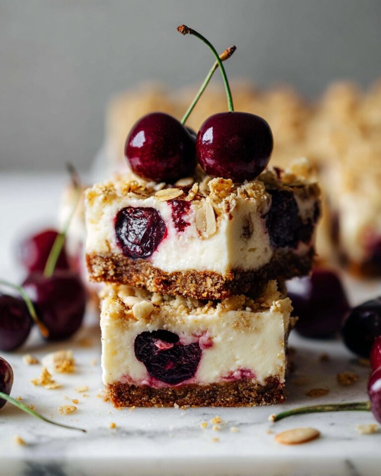 Cherry Crumble Cheesecake Recipe