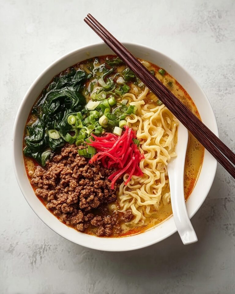 Quick Japanese Curry Ramen with Spicy Pork Recipe