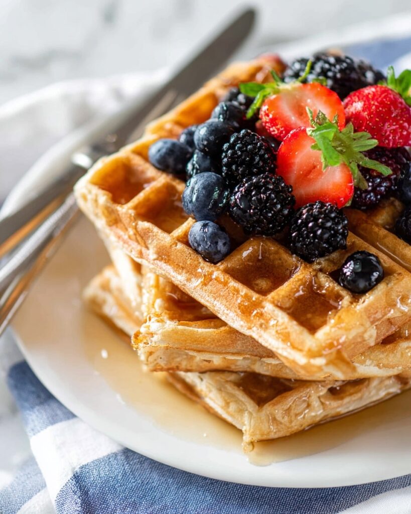 Homemade Freezer Waffles Recipe
