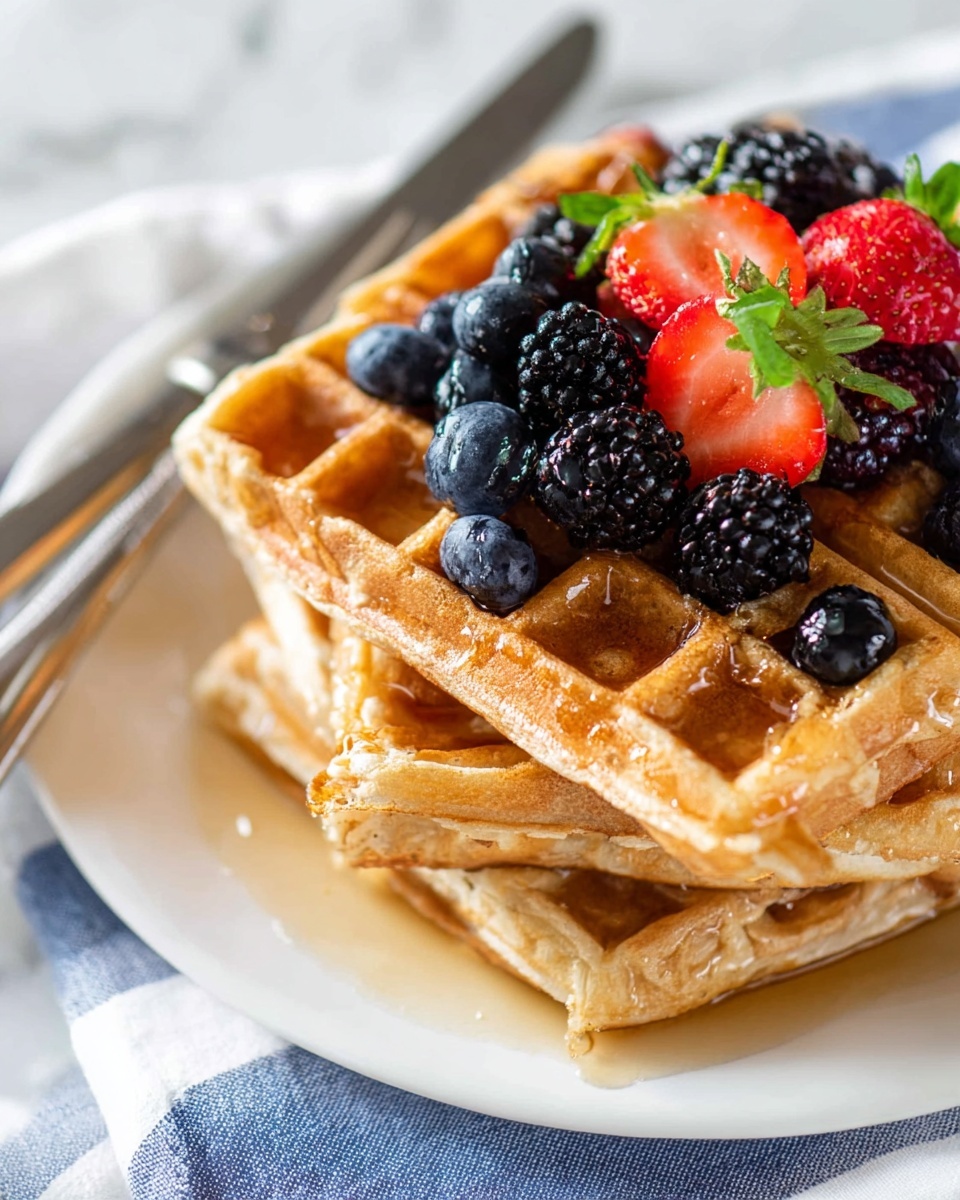 Homemade Freezer Waffles Recipe