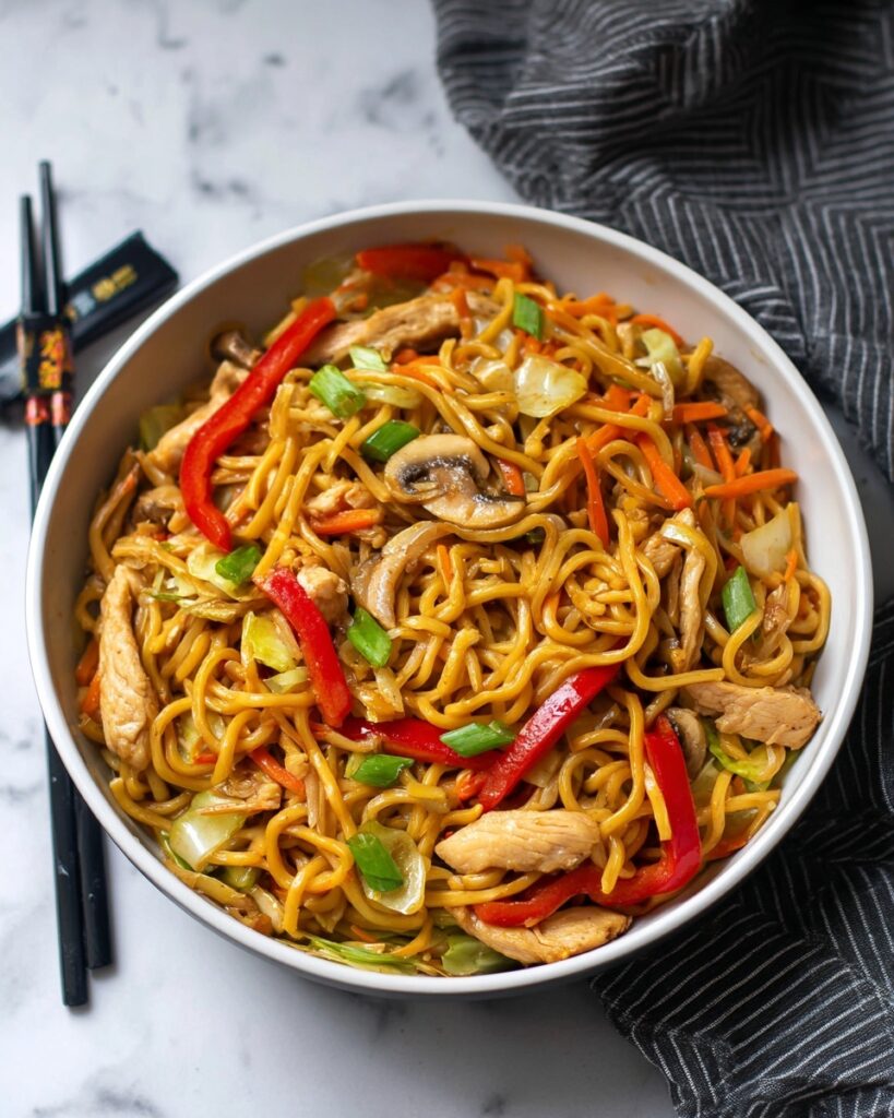 Chicken Yakisoba Recipe