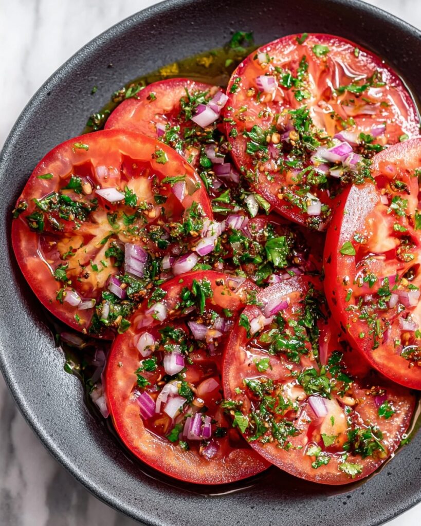 Marinated Tomato Salad Recipe