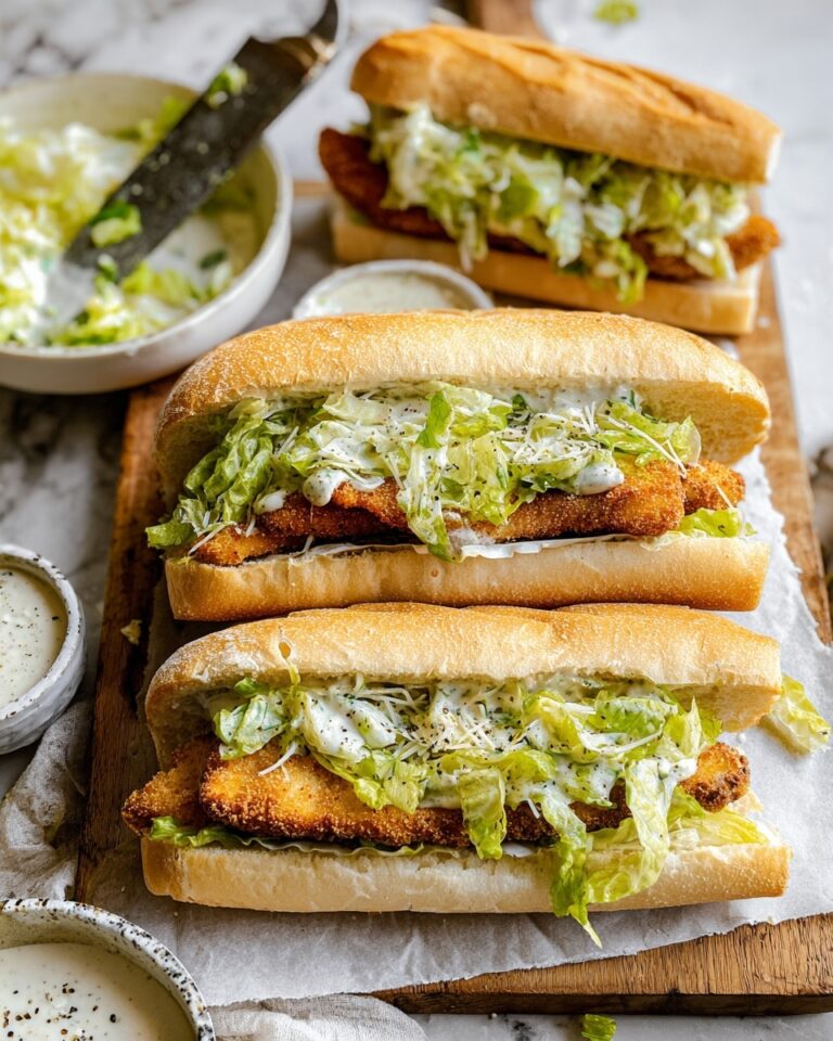 Chicken Caesar Sandwiches Recipe