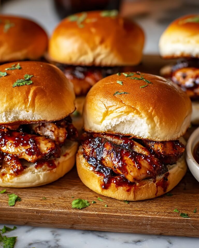 Honey Chipotle Garlic Chicken Sliders Recipe