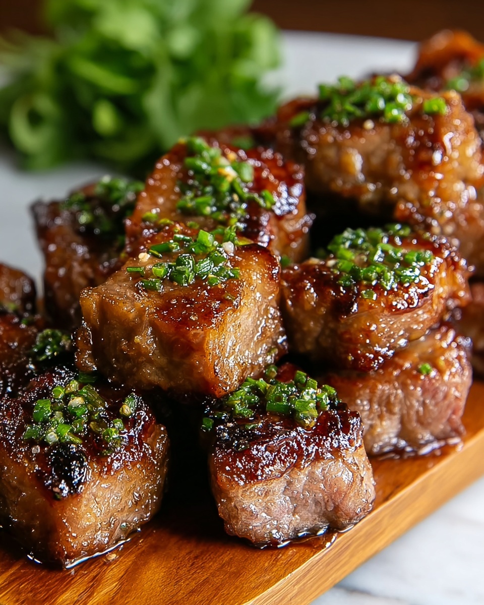 Irresistibly Savory Garlic Pork Bites: Easy Flavor Explosion! Recipe
